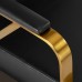 Hairdressing Chair GABBIANO GENUA GOLD black